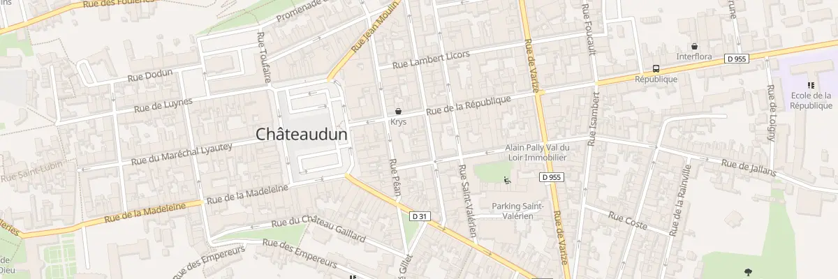 Plan du 27 Rue de Belfort à Châteaudun