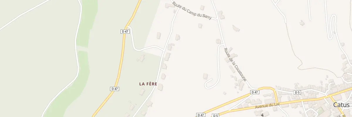 Plan du 173 Imp du Cap de la Fere à Catus