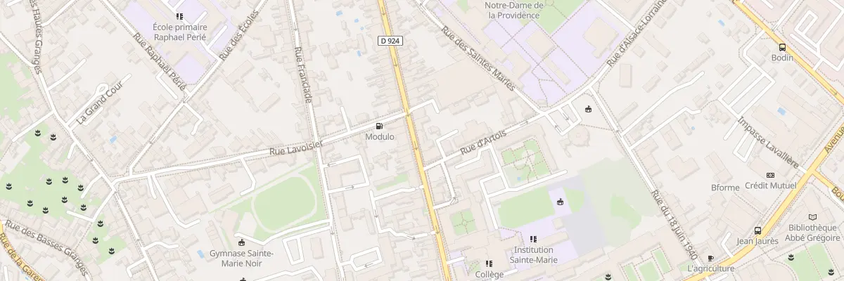 Plan du 57 Rue du Bourg Neuf à Blois
