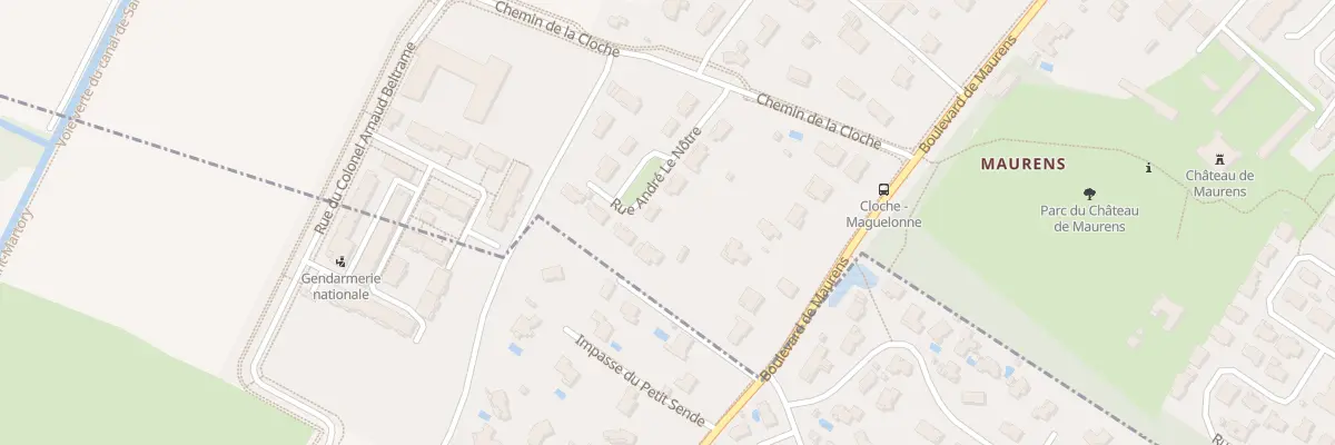 Plan du 7 Rue André le Nôtre à Cugnaux