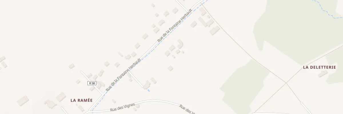 Plan du 27 Rue de la Fontaine Herbault à Thésée