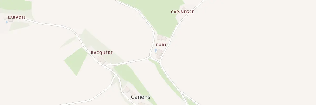 Plan du 6 Saint Pe à Canens