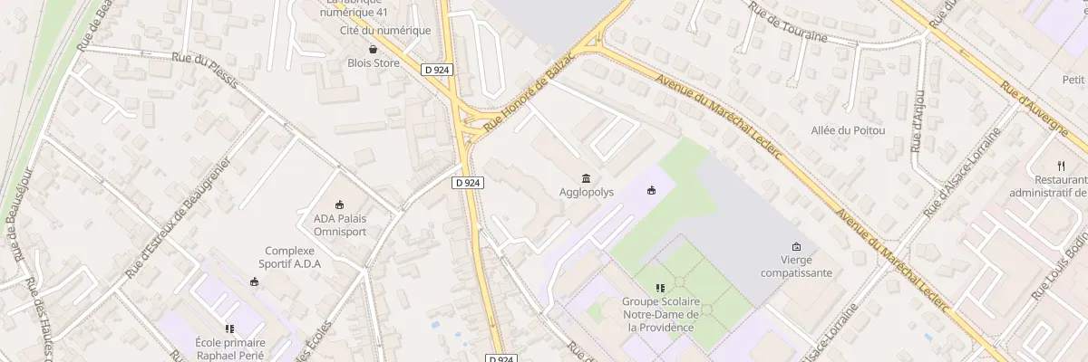 Plan du 111 Rue du Bourg Neuf à Blois
