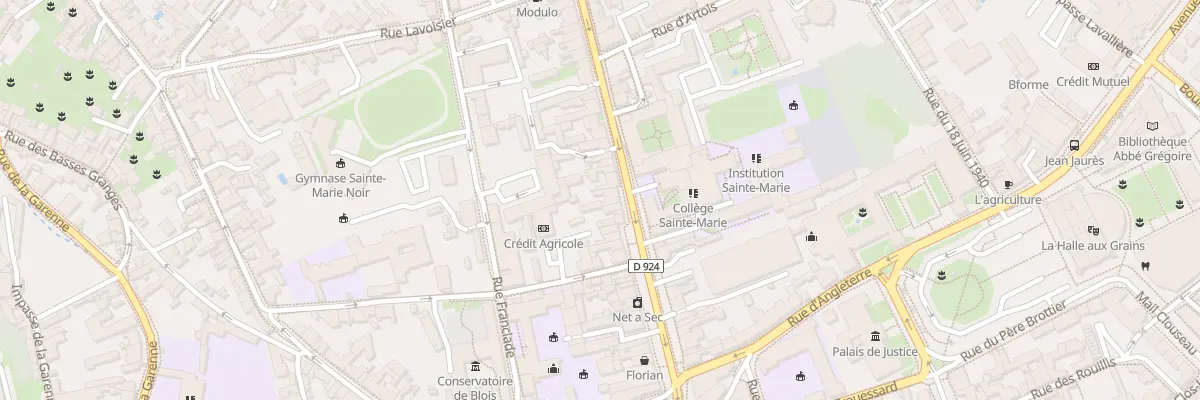 Plan du 44 Rue du Bourg Neuf à Blois