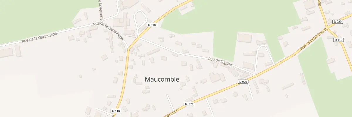 Plan du 5049 Le Bourg à Maucomble