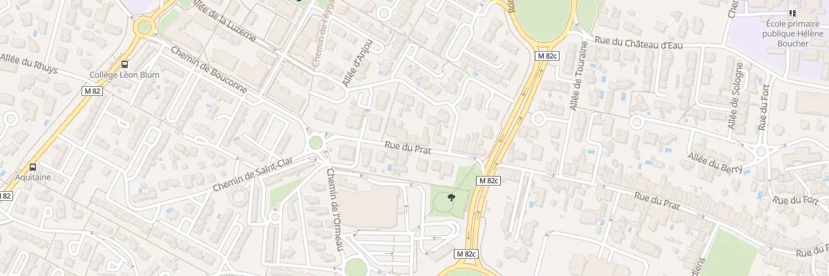 Plan du 116 Rue du Prat à Colomiers