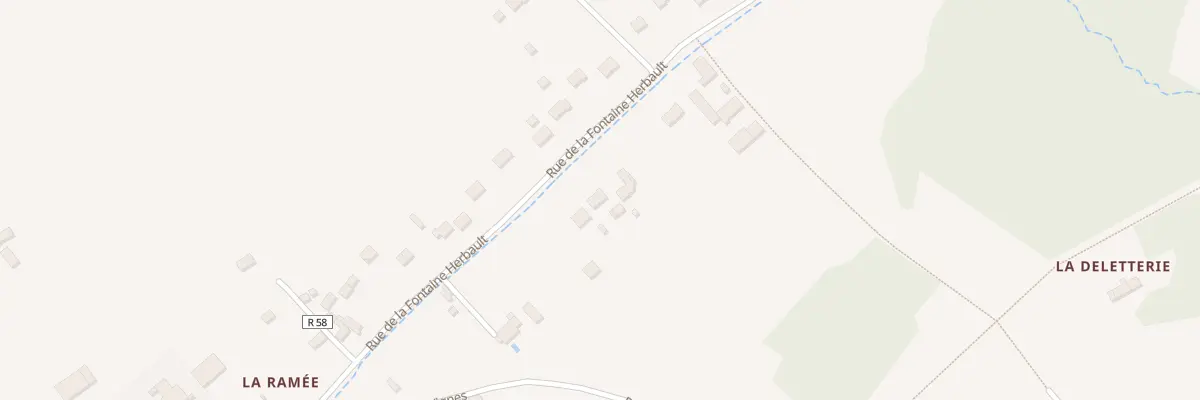 Plan du 29 Rue de la Fontaine Herbault à Thésée