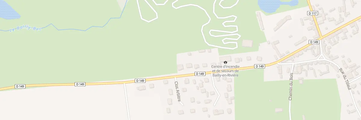 Plan du 2 Rue Pierre Bourdier à Bailly-en-Rivière