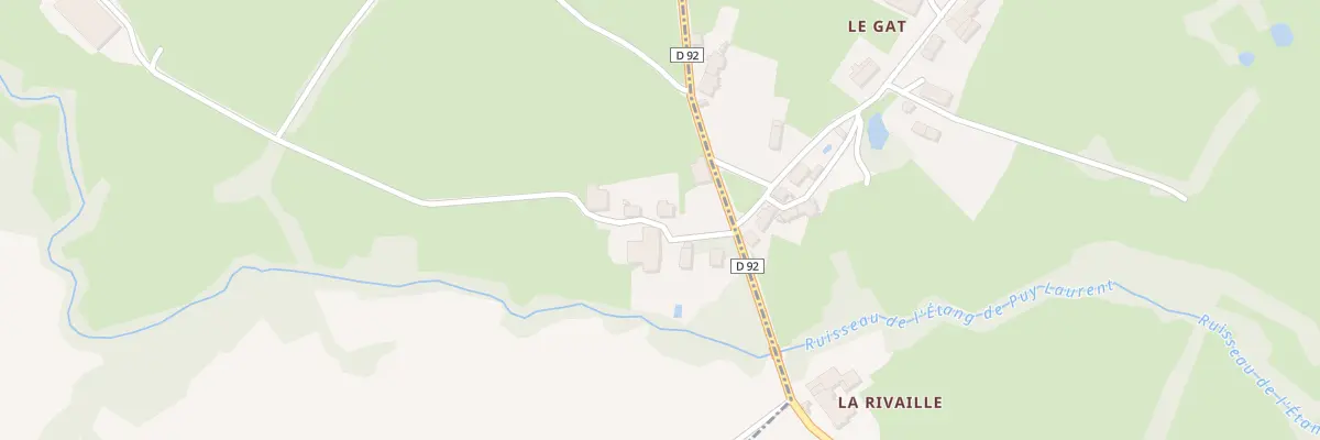 Plan du 3 Le Gat à Cromac