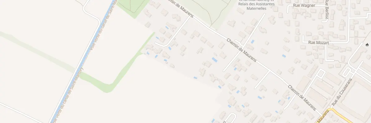 Plan du 19T Che de Maurens à Cugnaux