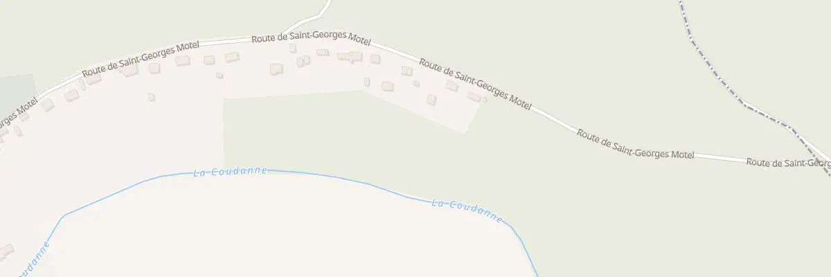 Plan du 44 Rte de St Georges Motel à Louye