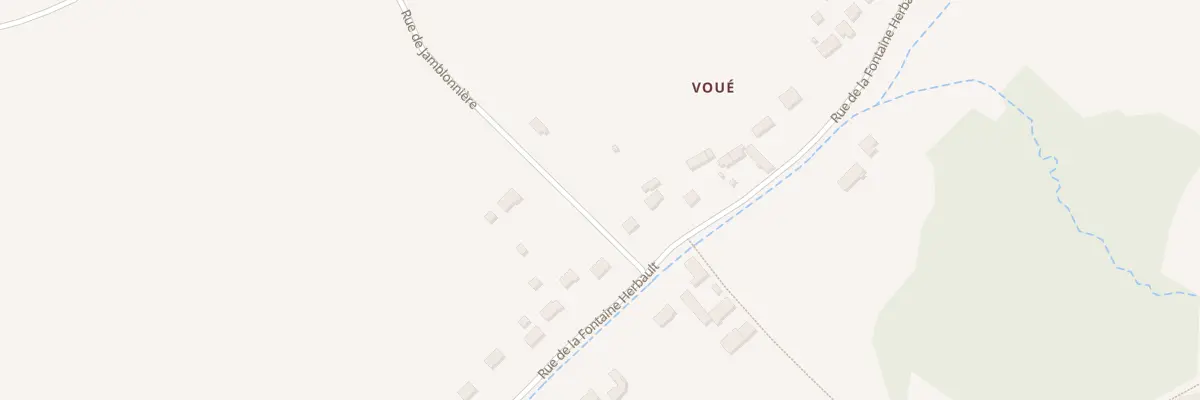 Plan du 40 Rue de la Fontaine Herbault à Thésée