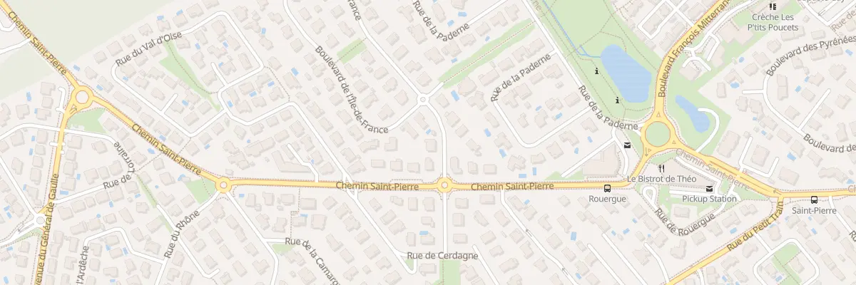 Plan du 3 Bd de l’ Ile-de-France à Tournefeuille