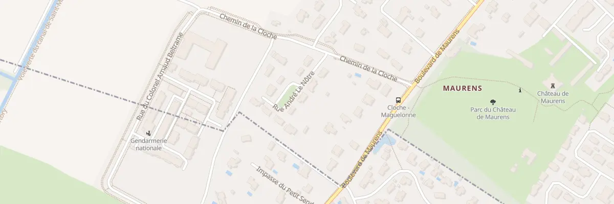 Plan du 5 Rue André le Nôtre à Cugnaux