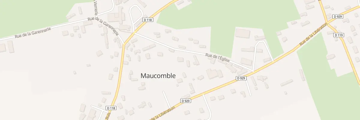 Plan du 5131 Le Bourg à Maucomble