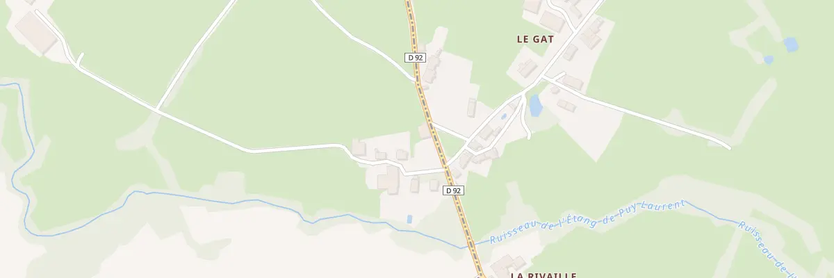 Plan du 1 Le Gat à Cromac