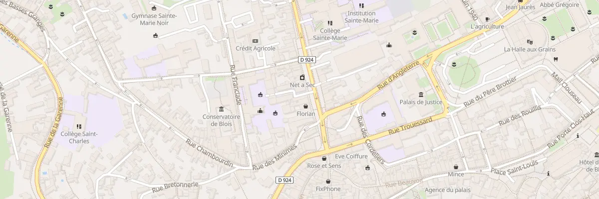 Plan du 18 Rue du Bourg Neuf à Blois