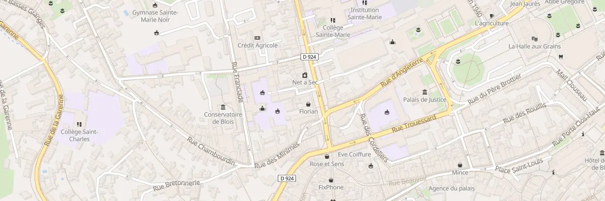 Plan du 14 Rue du Bourg Neuf à Blois