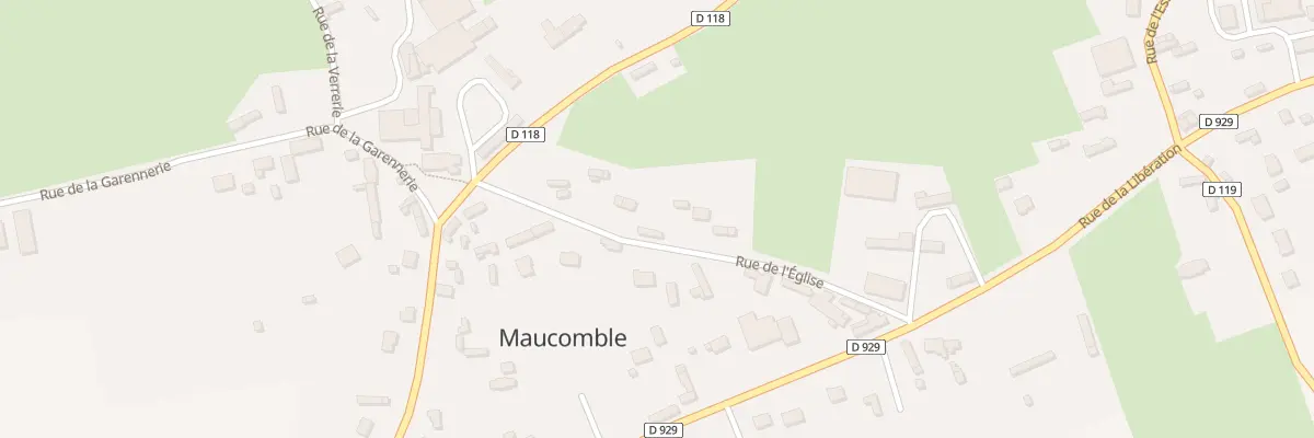 Plan du 11 Rue de l’Eglise à Maucomble