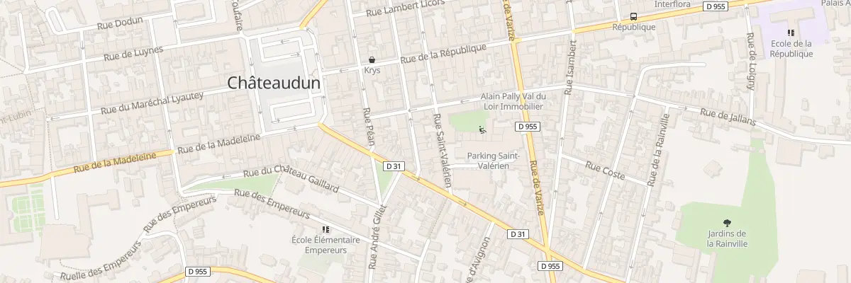 Plan du 42 Rue de Belfort à Châteaudun
