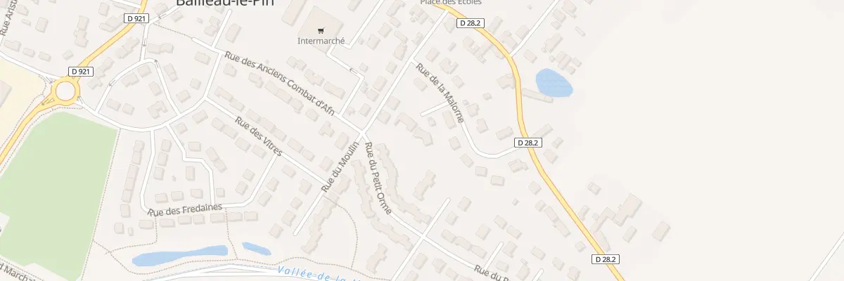 Plan du 1 Imp de la Malorne à Bailleau-le-Pin