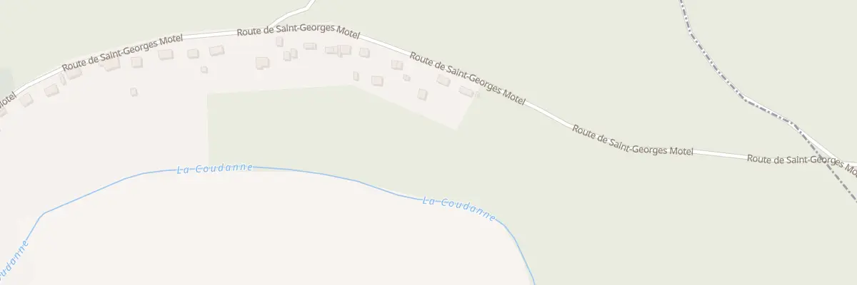 Plan du 48 Rte de St Georges Motel à Louye