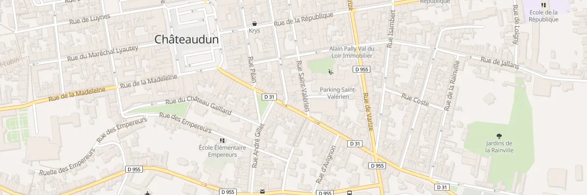 Plan du 50 Rue de Belfort à Châteaudun