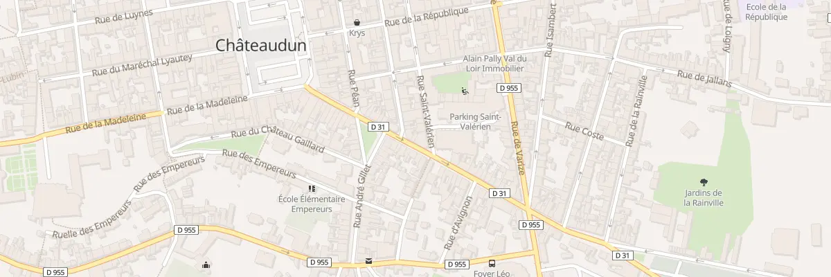 Plan du 22 Rue Gambetta à Châteaudun