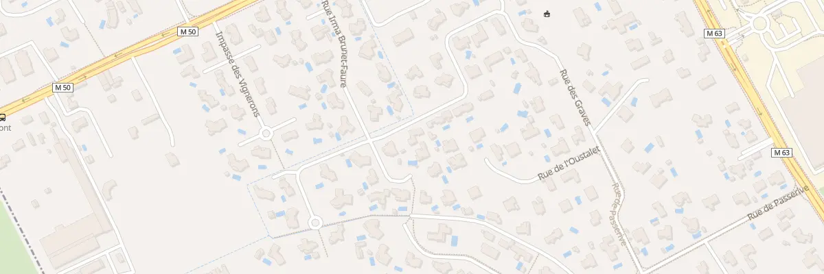 Plan du 33 Rue des Graves à Tournefeuille