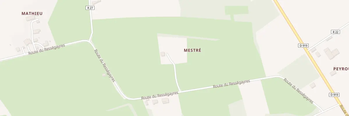 Plan du 5055 Che de Ressegayres à Lézat-sur-Lèze