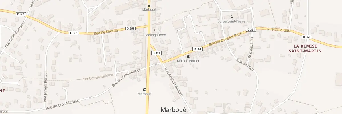 Plan du 5 Rue du Docteur Péan à Marboué