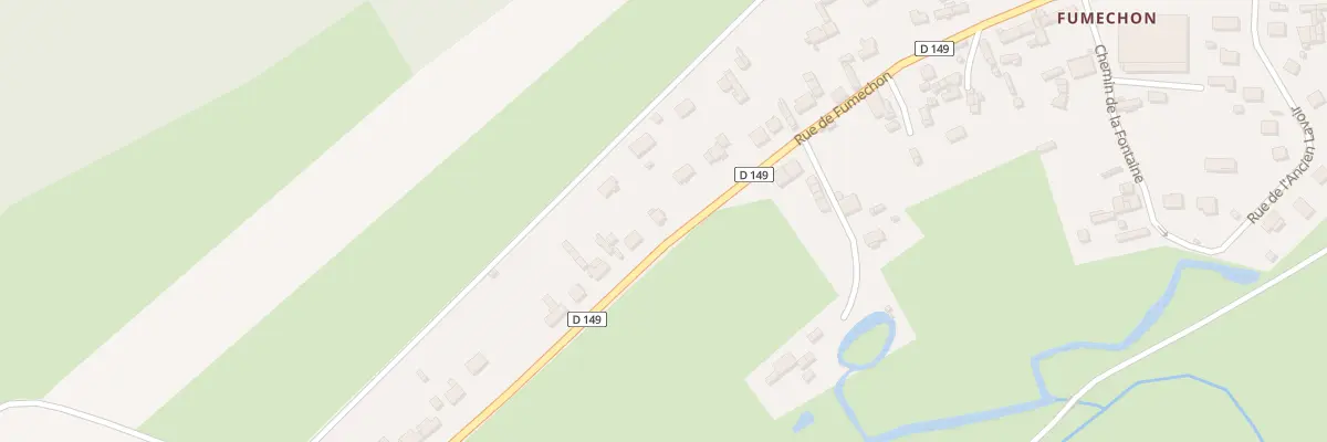 Plan du 804 Rue de Fumechon à Radepont