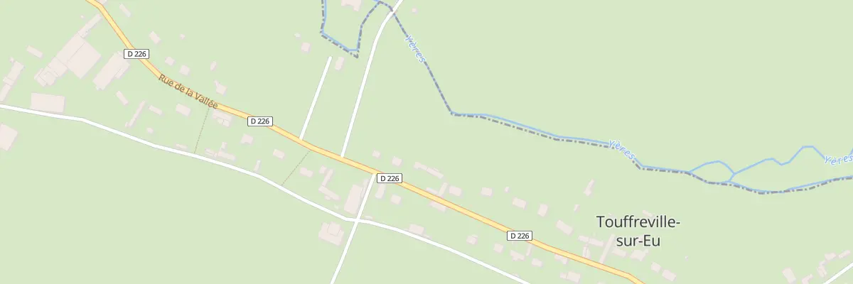 Plan du 27 Rue de la Vallee à Touffreville-sur-Eu