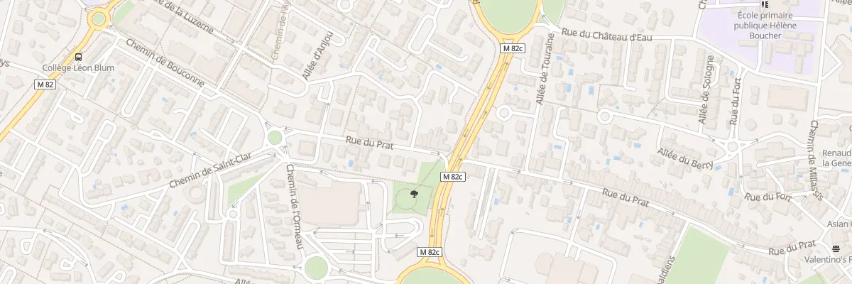 Plan du 108 Rue du Prat à Colomiers