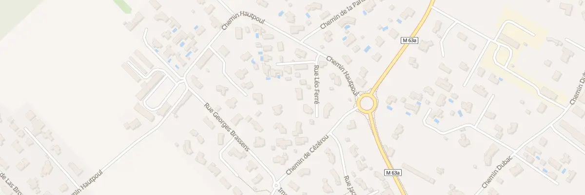 Plan du 5 Rue Léo Ferré à Cugnaux