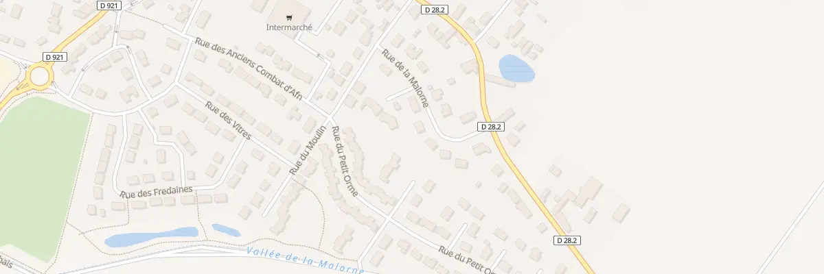 Plan du 6 Rue de la Malorne à Bailleau-le-Pin