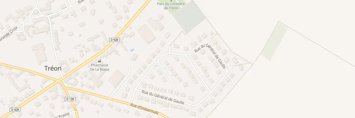 Plan du 6 Rue Maurice Viollette à Tréon