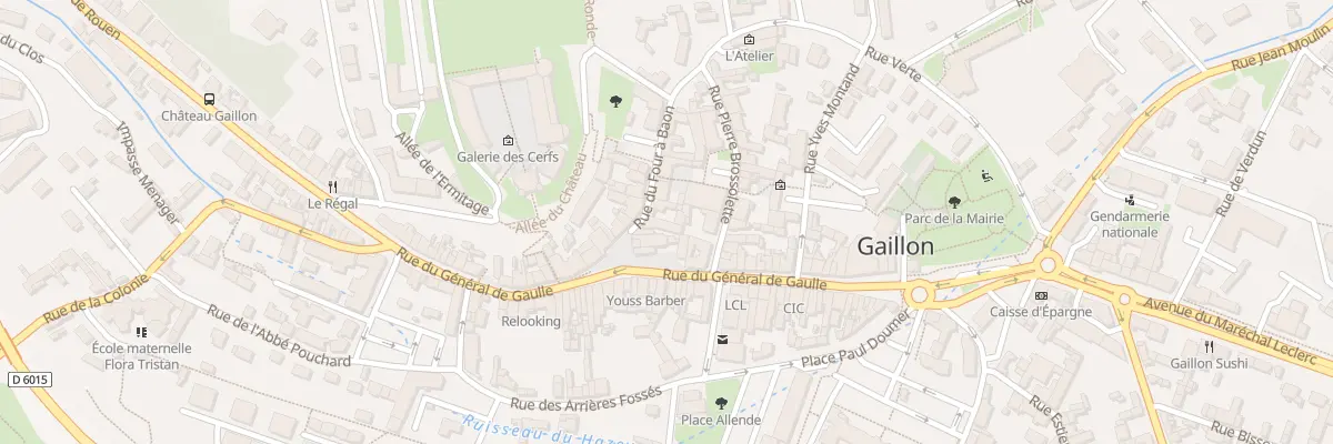 Plan du 4 Rue du Four à Baon à Gaillon