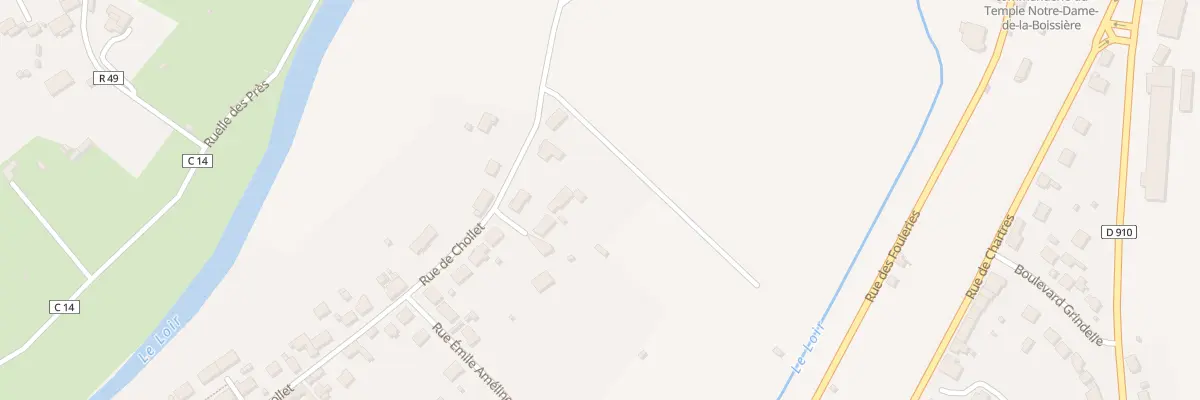 Plan du 77 Rue de Chollet à Châteaudun
