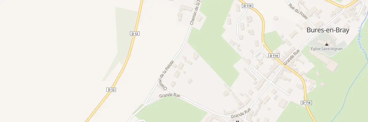 Plan du 5038 Le Bourg à Bures-en-Bray
