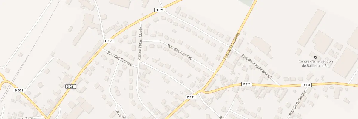 Plan du 10 Rue des Acacias à Bailleau-le-Pin