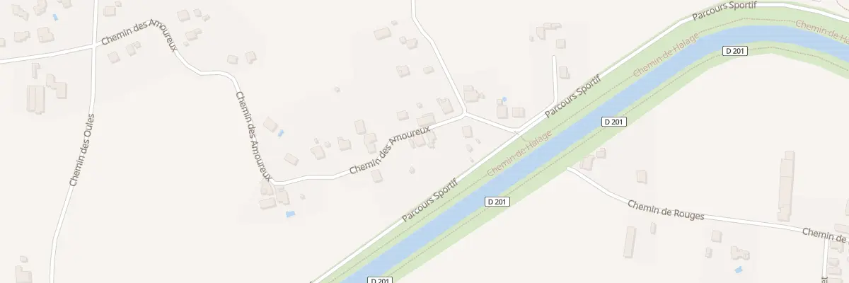 Plan du 55 Che des Amoureux à Montauban