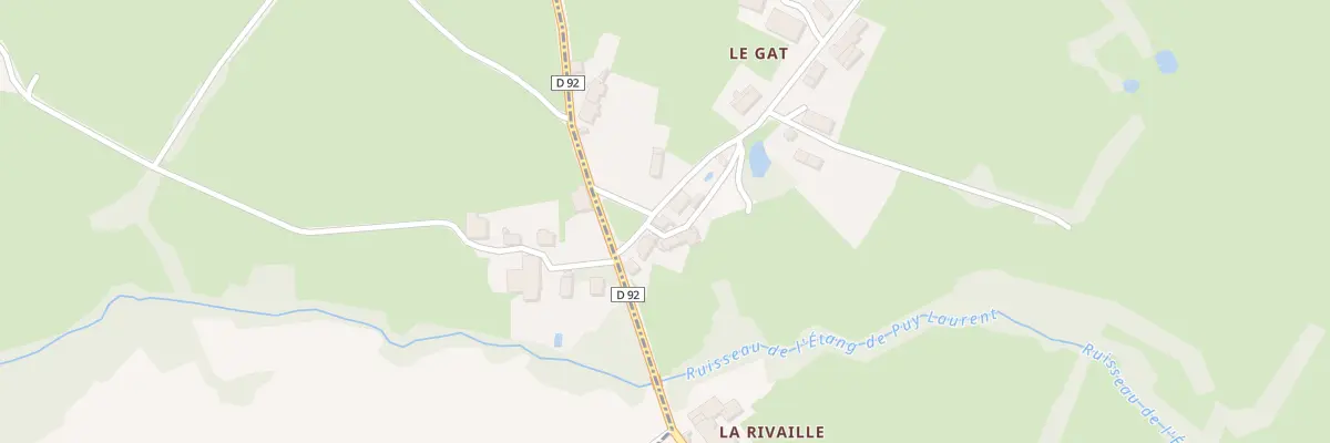 Plan du 14 Le Gat à Saint-Georges-les-Landes