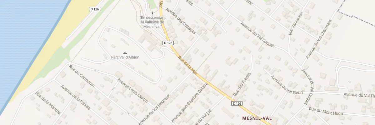 Plan du 16 Rue de la Mer Mesnil Val à Criel-sur-Mer