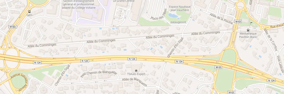 Plan du 23 All du Comminges à Colomiers