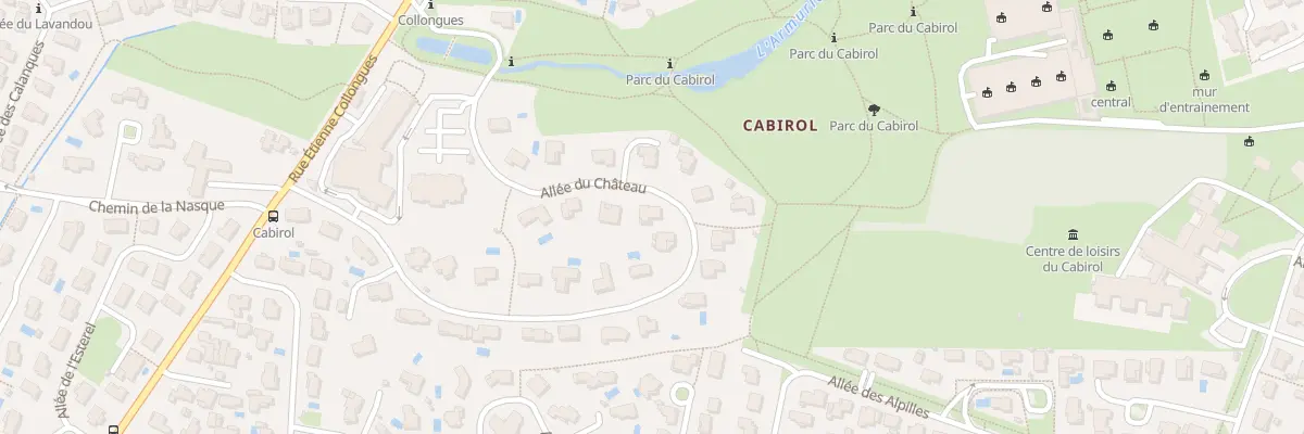 Plan du 10 All du Château à Colomiers