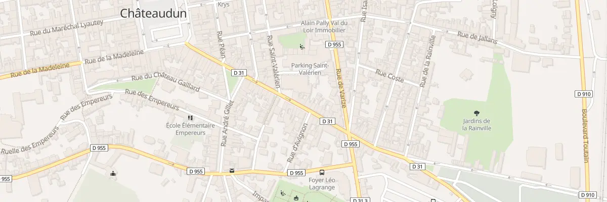 Plan du 30 Rue Gambetta à Châteaudun