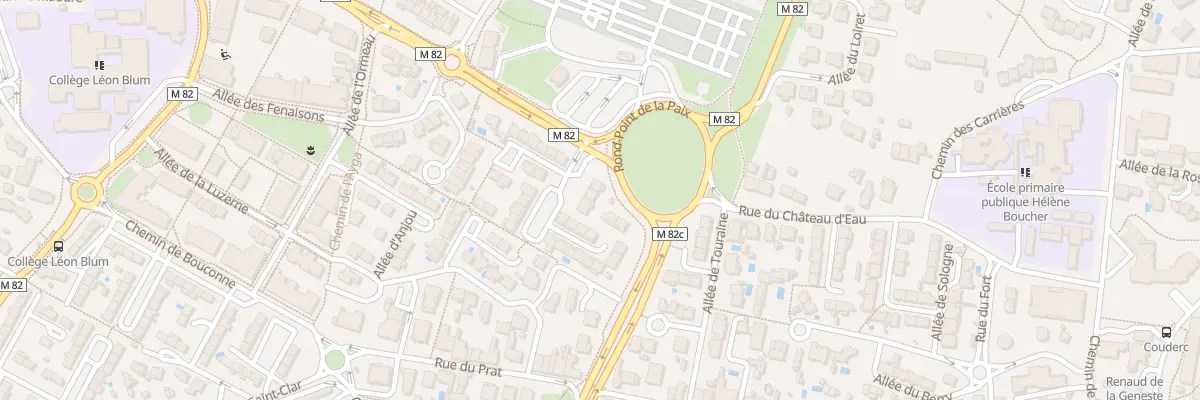 Plan du 3 All de la Naspe à Colomiers