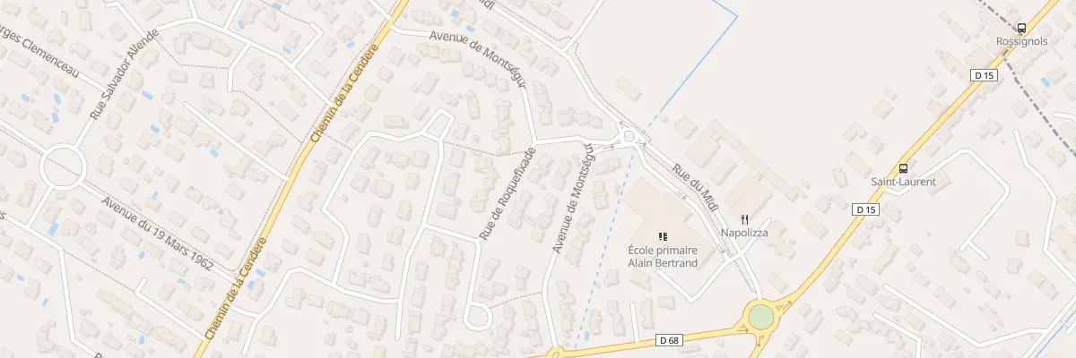 Plan du 4 Rue de Roquefixade à Frouzins