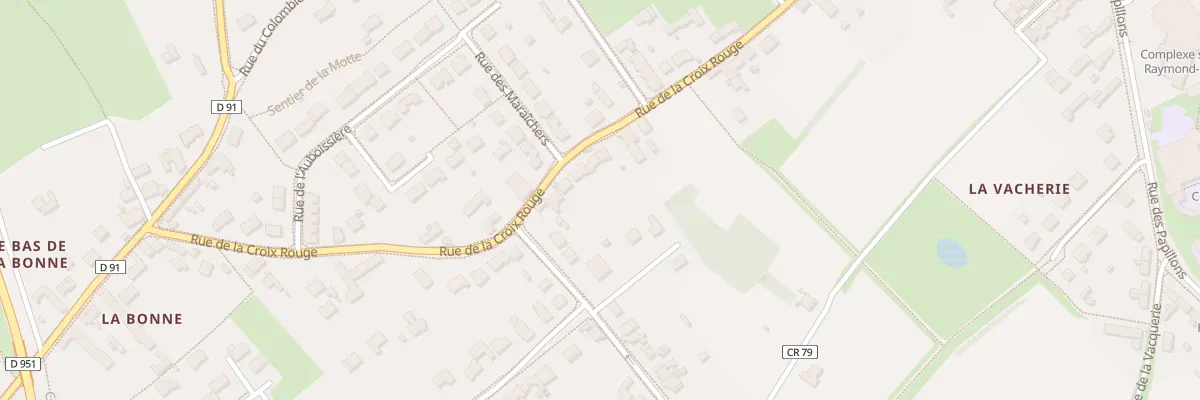 Plan du 72 Rue de la Croix Rouge à Blois